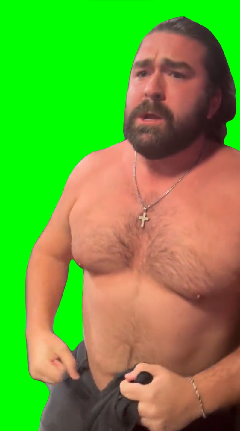 Bartool Sports guy screaming (Green Screen)