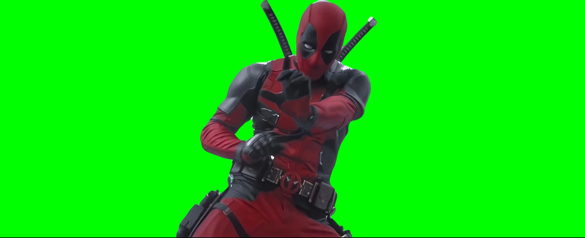 Deadpool Dancing to Bye Bye Bye meme - Deadpool and Wolverine (Green Screen)