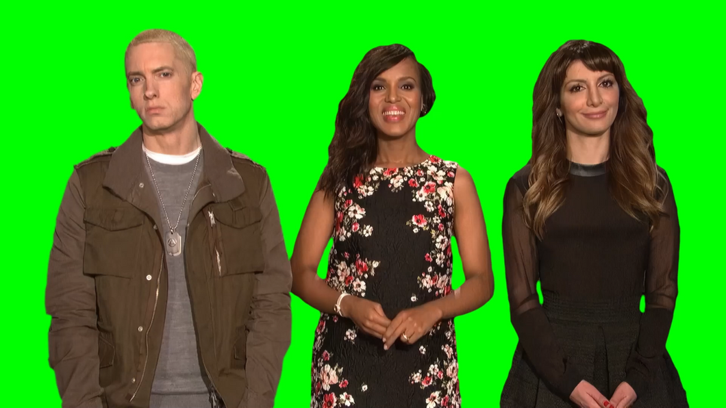 Eminem is not having fun (Green Screen)