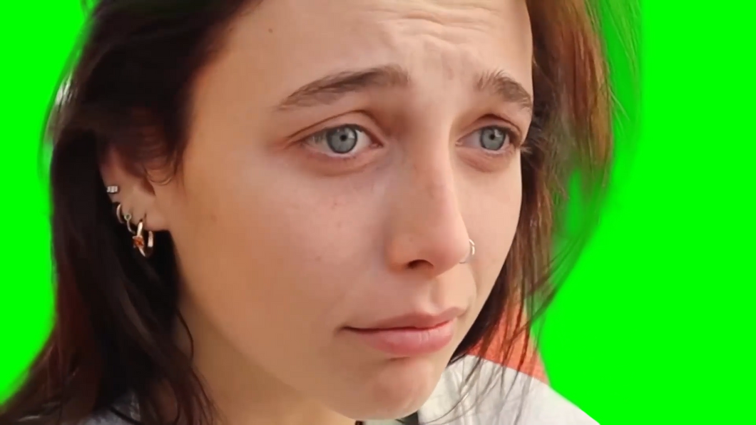Emma Chamberlain Awkward Laugh (Green Screen)