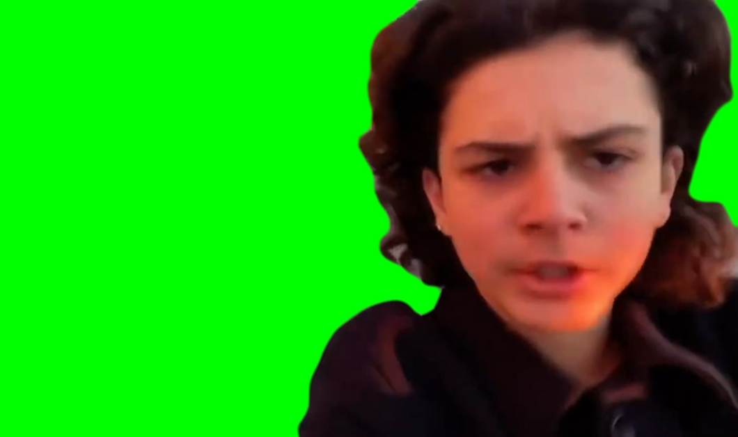 Matan Even Gets Attacked by Dog (Green Screen)
