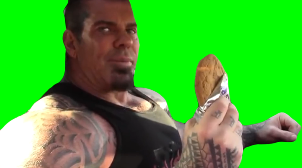 Rich Piana yummy snack v1 (Green Screen)