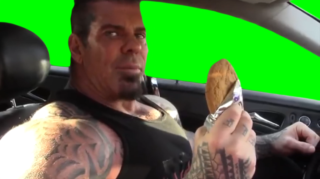 Rich Piana yummy snack v2 (Green Screen)