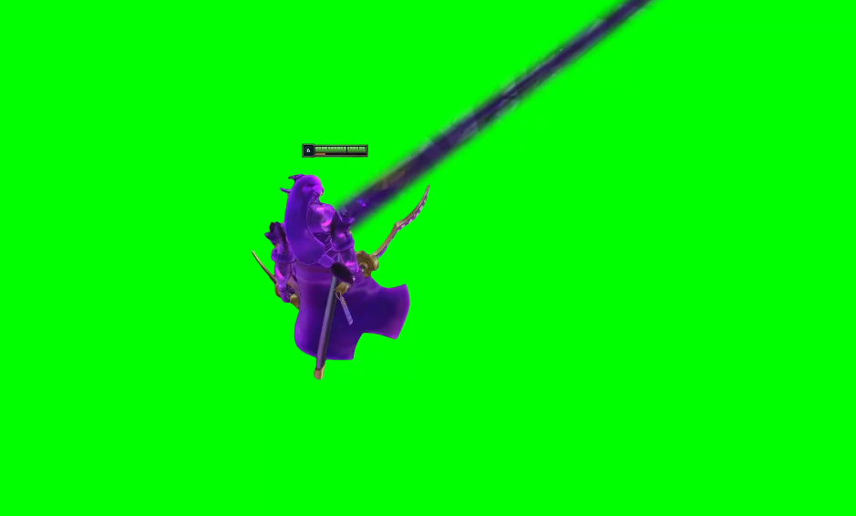 Yone Flying - League Of Legends (Green Screen)