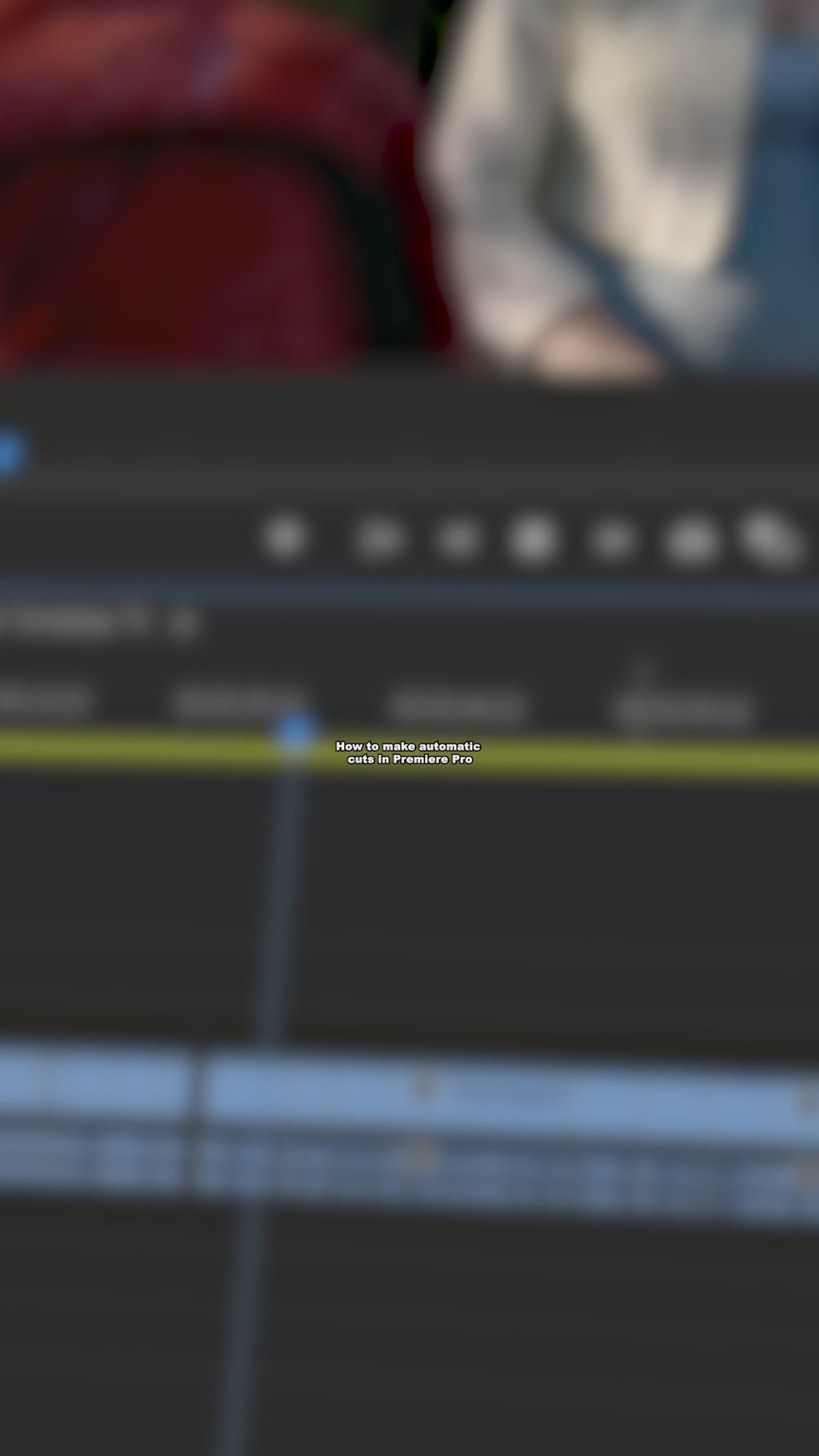 How to make automatic cuts in Premiere Pro (Tutorial)