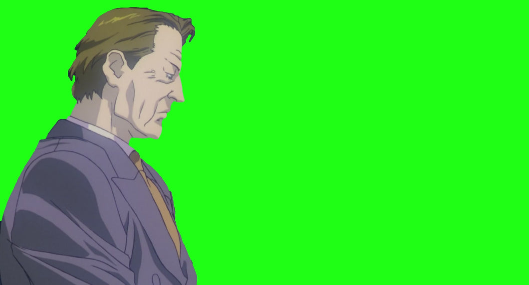 Ghost In The Shell Keyboard Fingers meme (Green Screen)