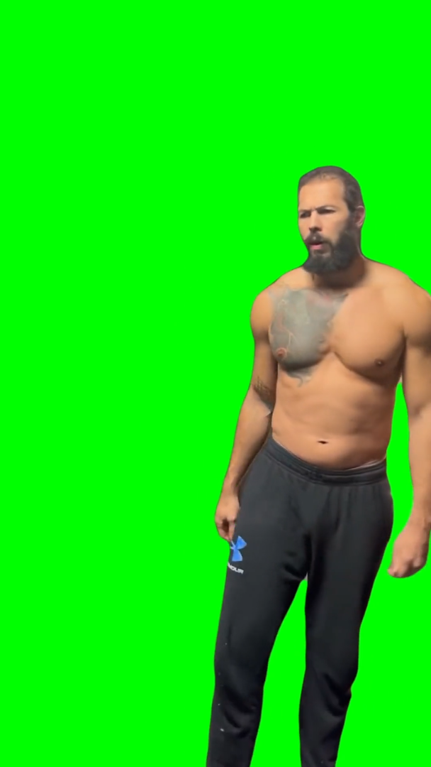 Andrew Tate Walking (Green Screen)
