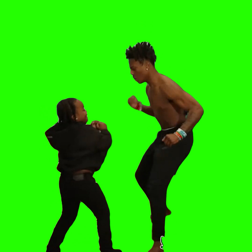 IShowSpeed Vs Woo Wop Full Fight (Green Screen)
