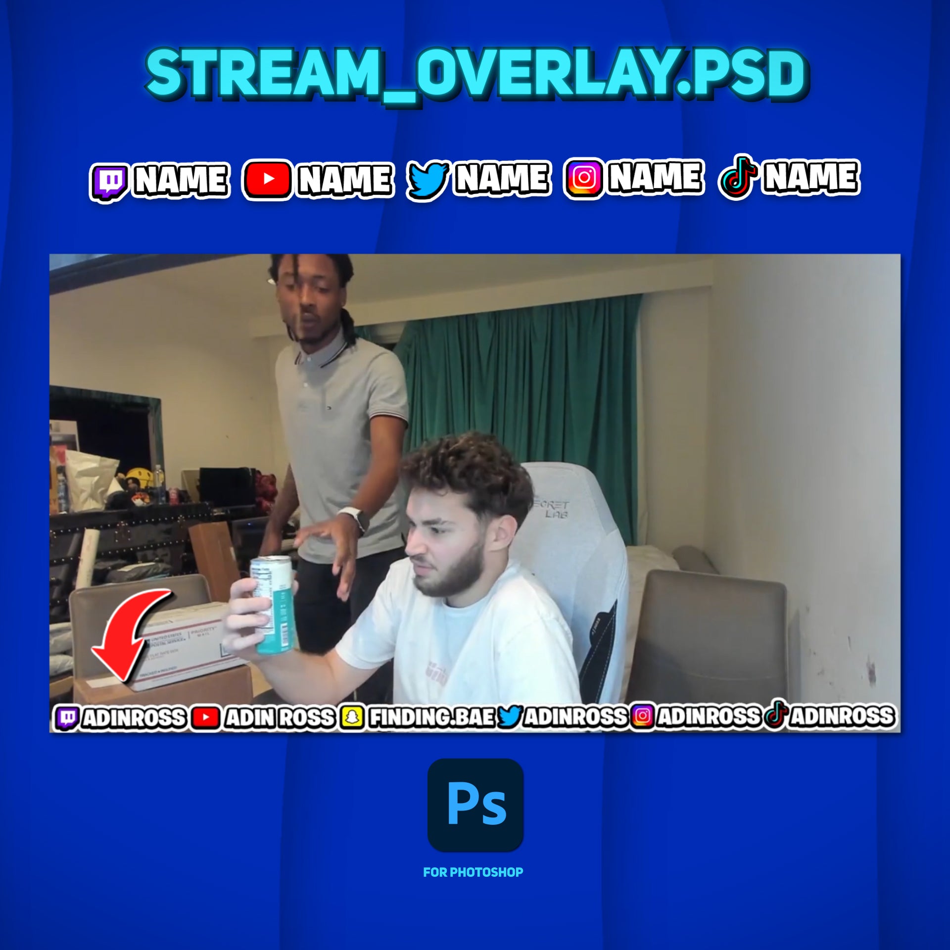 Stream Overlay Template