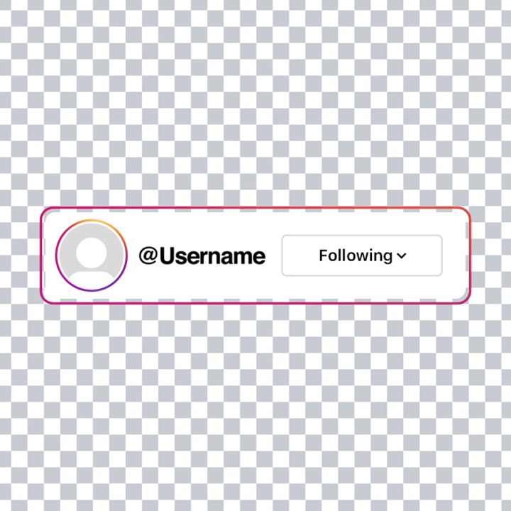 Instagram Follow Tag
