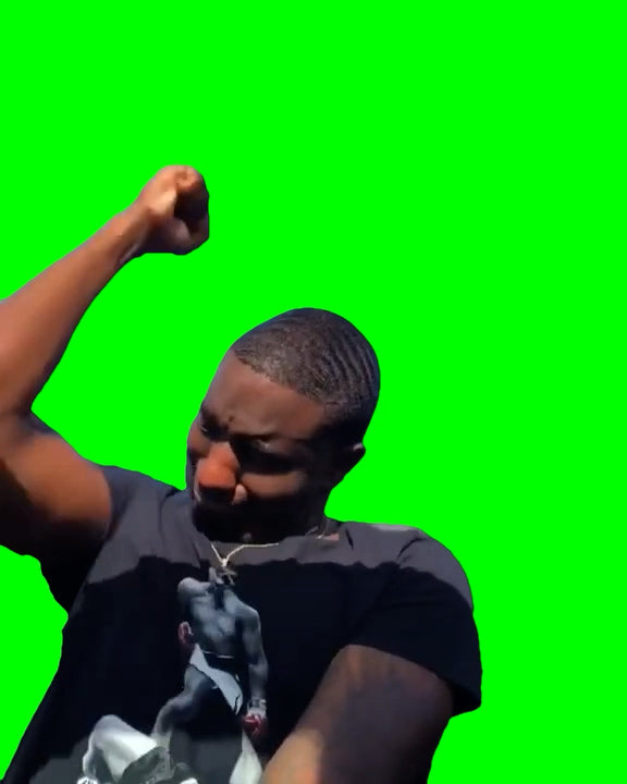 Yessir in the car Meme (Green Screen)